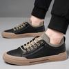 New Shoes for Men Genuine Leather Casual Shoes Flat Skateboard Shoes Autumn Fashion Slip-on Loafers