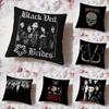 Черная Наволочка Veil Brides Премиум Комфорт Двусторонняя Подушка - Дизайн Два в Одном для Любой Комнаты и Салона Автомобиля