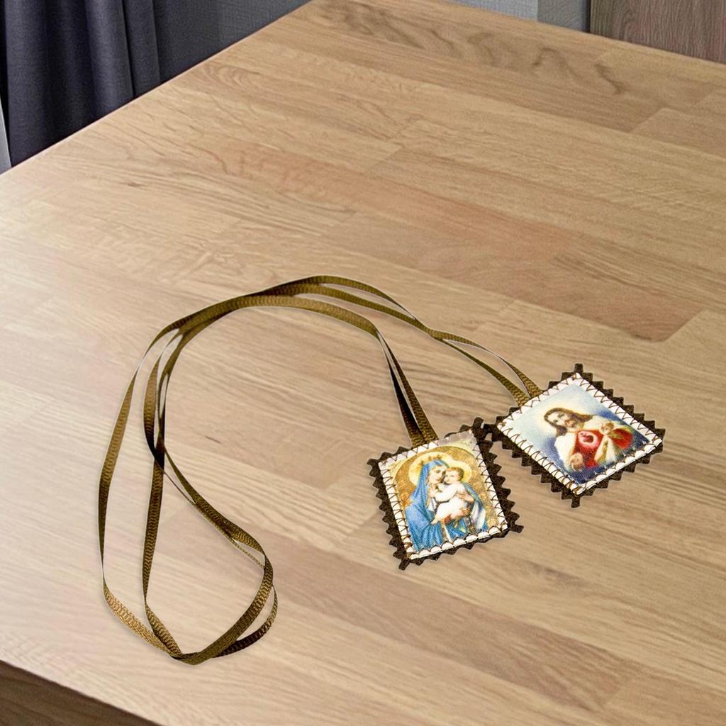 Scapulars Catholic Camel Necklace Youth Wearable Devotional Man