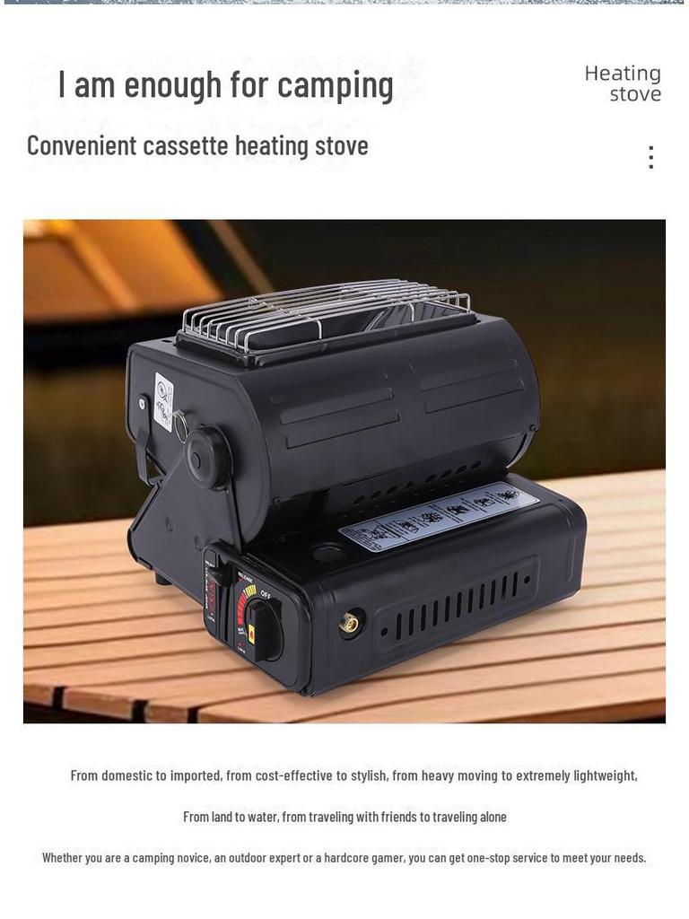 Portable Outdoor Camping and Ice Fishing Gas Heater Stove