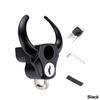 Creative Cow Anti-theft Helmet Lock Handlebar Mount Motorcycle Electric Motorbike Universal Security Metal Lock with Keys Set