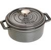 Cocotte Zwilling Staub Round 12cm Grey 400ml (40509-474-0)