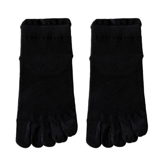 Носки с пятью пальцами для мужчин и женщин, низкие носки без застежек, хлопковые носки, спортивные носки для бега и занятий йогой