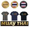Muay Thai T-Shirt Kick Boxing Vintage 3D Print Men Women Unisex Quick Dry Short Sleeve Round Neck MMA Mix Martial Art Streetwear Casual