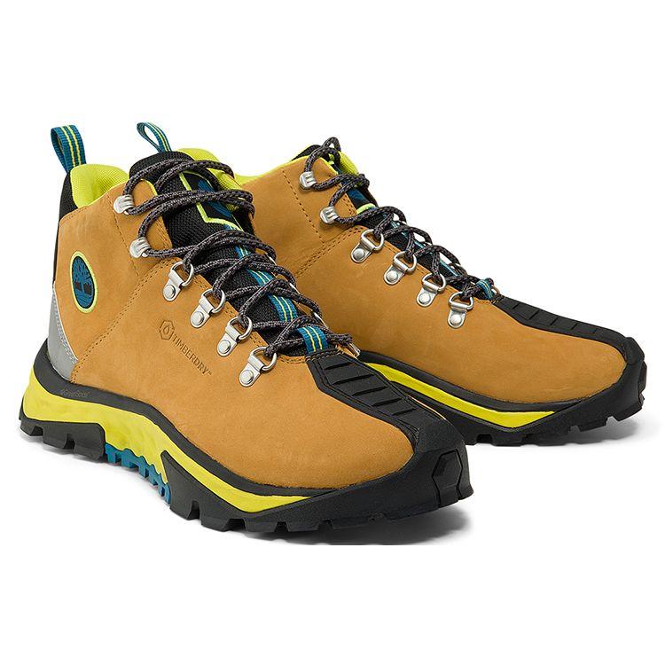 Timberland Нескользящие амортизирующие прочные походные ботинки средней высоты мужские походные ботинки желтые A2EMJW