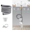 Flexible 70cm/100cm Length PVC Drain Hose Extended Length Drainage Tube for Bathroom Sink & Kitchen Basin Installation