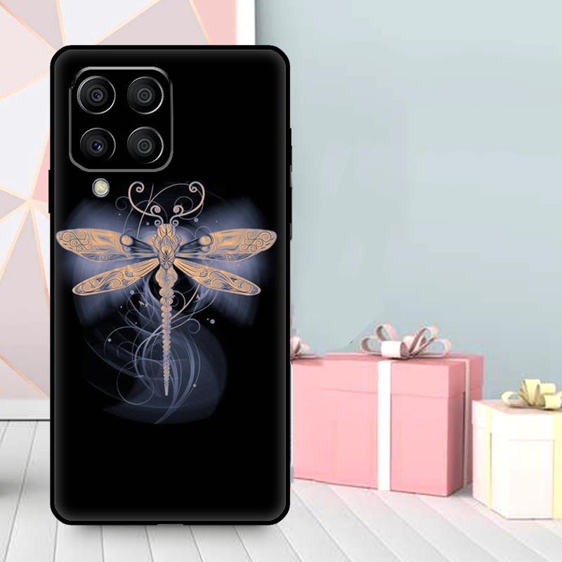 Colorful Dragonfly Case For Samsung Galaxy M16 M31 M21 M13 M33 M53 M15 M35 M55 M36 M56 M12 M32 M52 M14 M34 M54