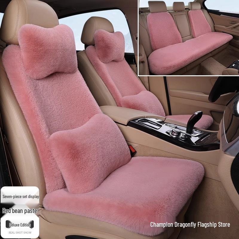 Плюшевая зимняя подушка на сиденье автомобиля для Volkswagen Jetta, Bora, Lavida, Sagitar, Santana, Passat