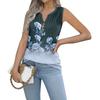 Women's Girl Tank Top Floral Prints Casual Top Tank Tops For Women Loose Fit Sleeveless Tops Flowy