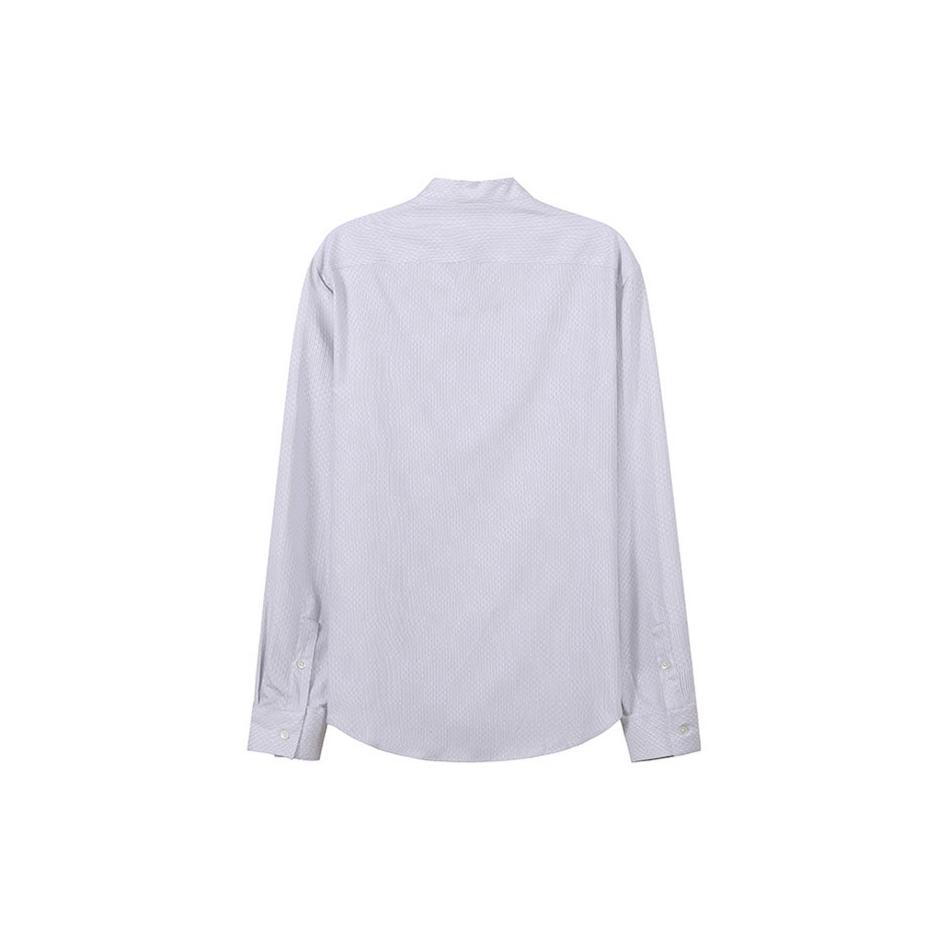 EMPORIO ARMANI FW22 Shirt Men's Light Gray H31CF6-C11F5-036