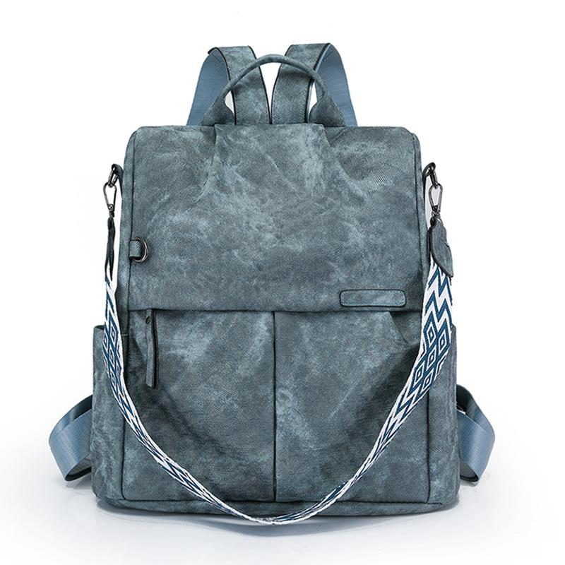 Женские рюкзаки, в корейском стиле, модные и универсальные, школьные рюкзаки большой вместимости из мягкой кожи, дорожные сумки из полиуретана