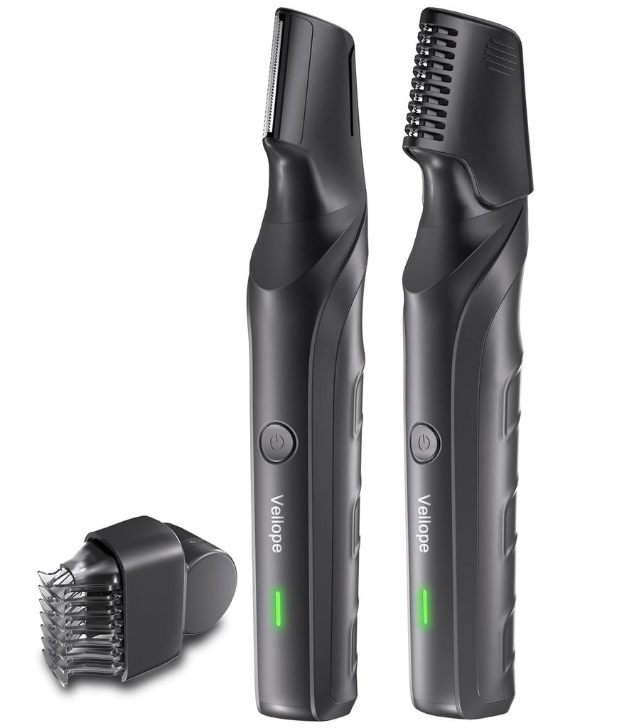 Vellope Body Shaver, USB Rechargeable, Electric Hair Clipper, Hair Cutter, Shaving In the Bath, Washable, RS01