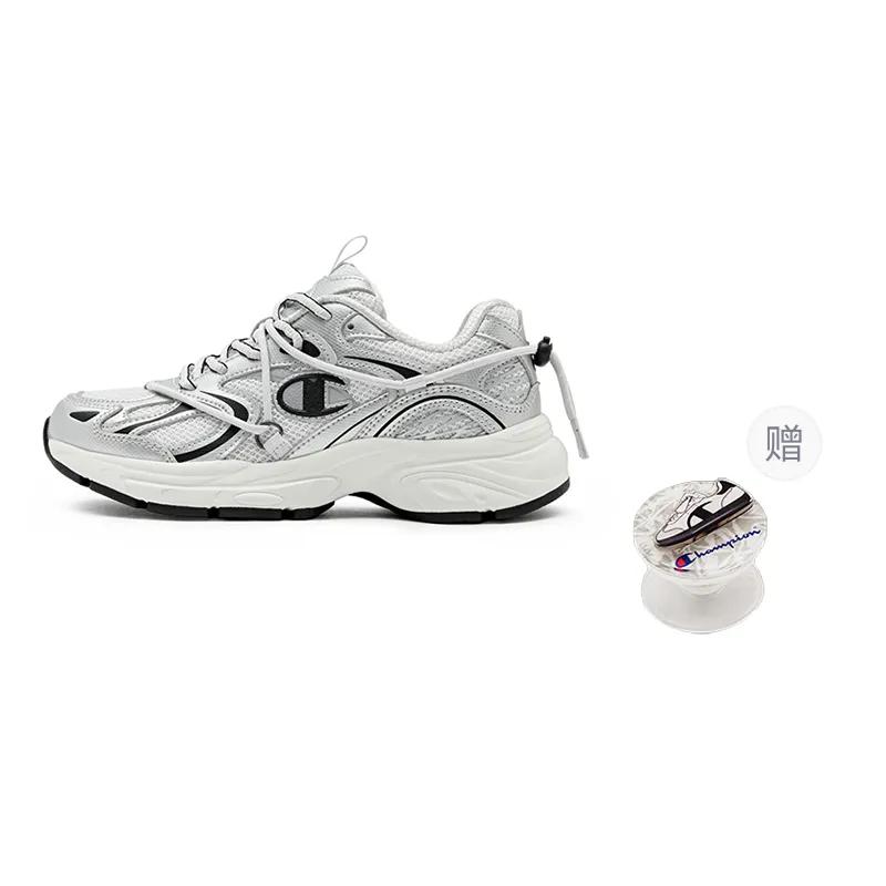Champion Champ Roaming 1 Abrasion Resistant , Breathable , Lightweight Running Shoes Unisex Silver (Unisex) Running Shoes U4AFCRU04B1
