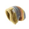 Colorblock Beanie Slouchy Womens Rainbow Autumnwinter Warm Hat With Ear Protection Fits Large Head Circumference