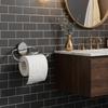 Stainless Steel Bathroom Tissue Holder with Suction Cup Rust-Resistant Toilet Paper Storage Rack Waterproof Wall Mounted