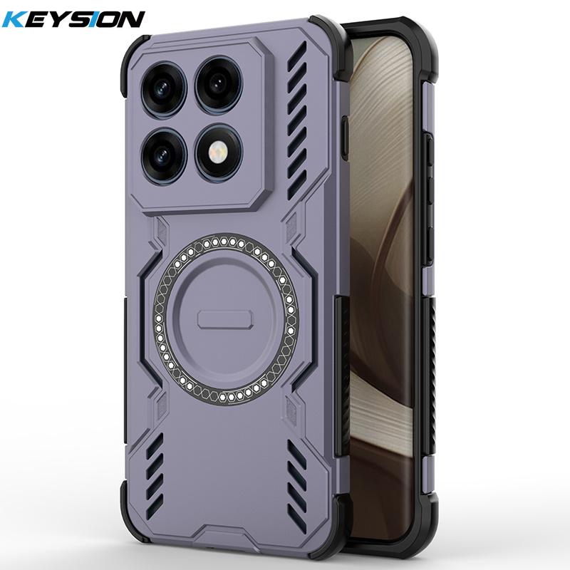KEYSION Полый чехол с рассеиванием тепла для Motorola Edge 70 Pro 5G, магнитный охлаждающий противоударный чехол для телефона MOTO Edge 70 Pro
