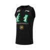Li Ning CBA Series 24 Season Liaoning Team Comfortable Casual Simple Sleeveless Basketball Jersey Men Jersey Black AVSU837-2