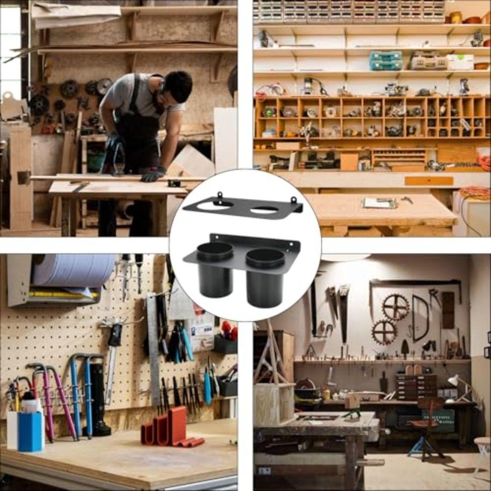 Two Drip Cups Oil Funnel Holder Heavy Duty Fluid Drain Funnel Kit Funnel Storage Rack Oil Storage