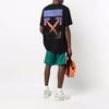 Off-White Черные/разноцветные мужские топы Degrade Arrow Over Tee OMAA038F21JER0021084