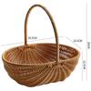 Rattan-Style Watermelon Basket for Shopping, Vegetables, Fruits, and Picnics