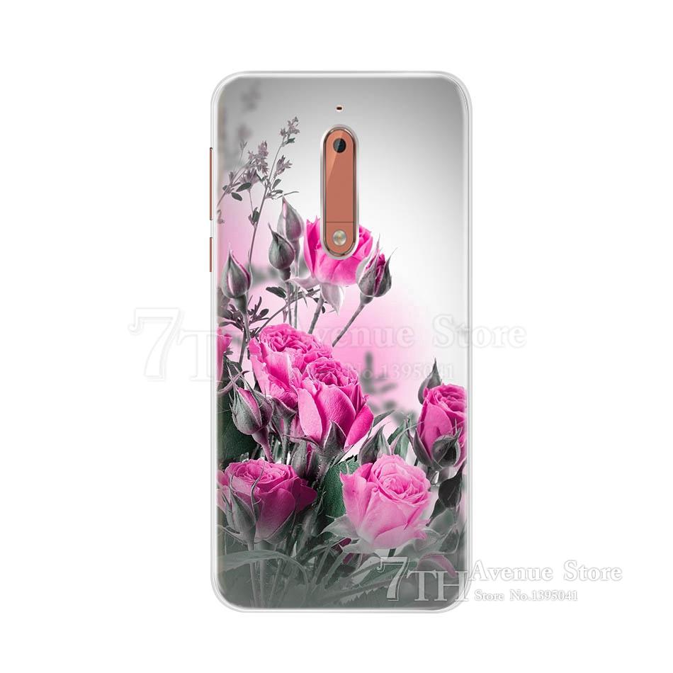 Чехол для Nokia 5 5.2" Мультяшный Мягкий Силиконовый TPU Чехол для Телефона Для Nokia 5 Nokia5 Глобальный Двойной TA-1024 TA-1053 TA-1044 Задняя Крышка