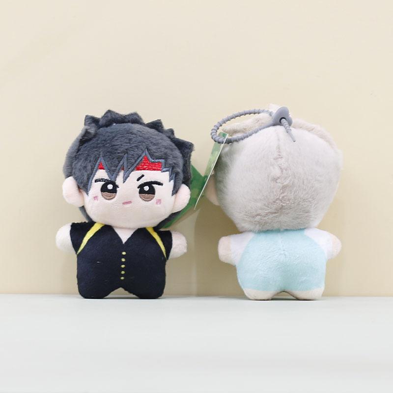 12 см Haikyu! Милая Кукла Аниме Фигурка Подвеска на Рюкзак Брелок Украшение Детские Игрушки Подарки
