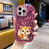 Phone Case: 2D flat design suitable for iPhone 18 17 16 15 14 13 Pro protective case, couple style, little squirrel, Christmas and Halloween gift