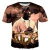 Men's 2Pac Graphic Hip Hop Short Sleeve T-Shirt Harajuku Summer Tops