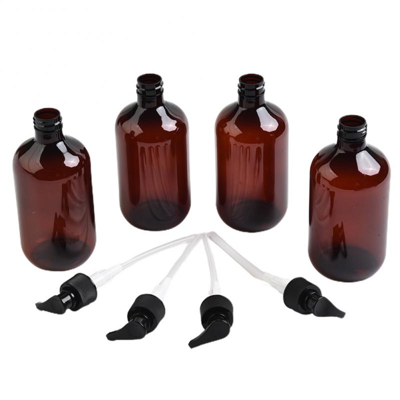 4 шт. 300/500 мл бутылки для шампуня и кондиционера многоразовый ручной дозатор бутылка для ванной гель для душа шампунь мыло бутылка