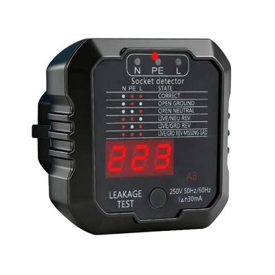 Plug Play LCD Цифровой Тестер-Детектор Розеток Инструмент Подходит Для Домашнего и Рабочего Применения С Быстрым Анализом Цепи