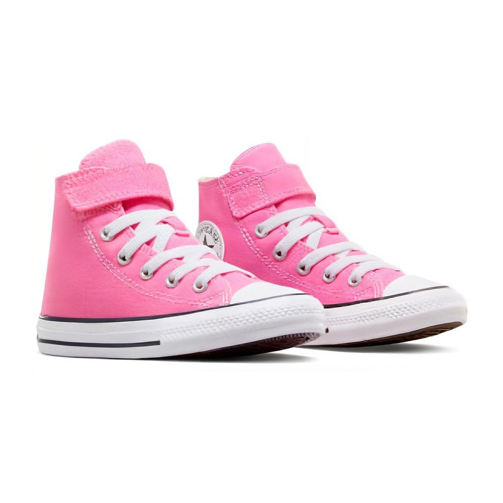 Converse Chuck Taylor All Star 1V High PS Oops Pink Kids Sneakers Black White A06791C