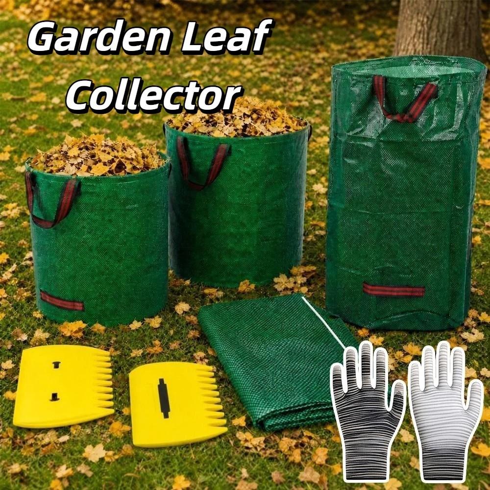 Hand Held Leaf Scoops Hand Rakes Lightweight Garden Leaf Collector Garden Cleaning Tool