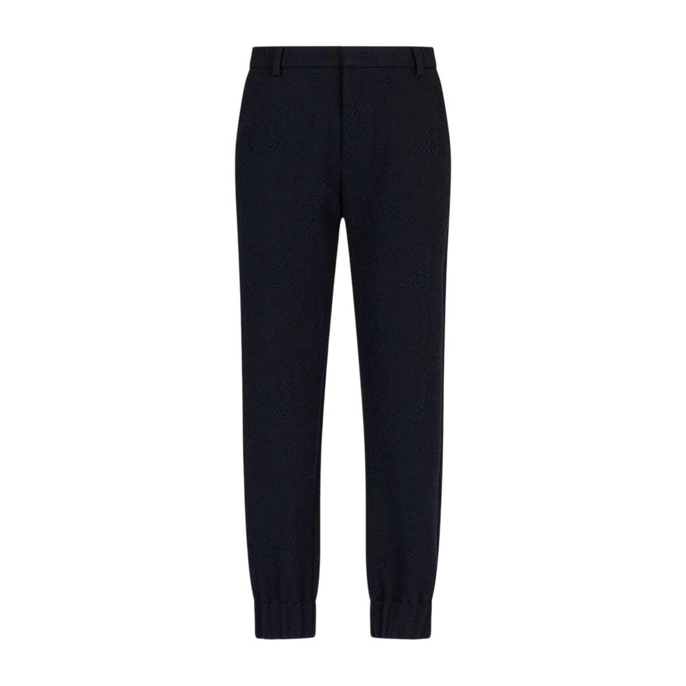 Emporio Armani EA7 Mens Polyester Blend Tonal Trousers