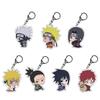 Anime Naruto Acrylic Keychain Accessaries Uzumaki Naruto Cartoon Keyring