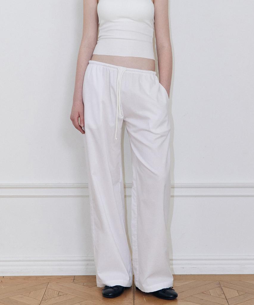 LADY VOLUME Light Flow Pants (White)