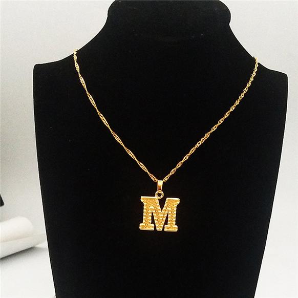 Креативное ожерелье с подвеской в виде 26 букв английского алфавита, подарки для женщин, ожерелье с буквами алфавита из ювелирного сплава, подарки для друзей