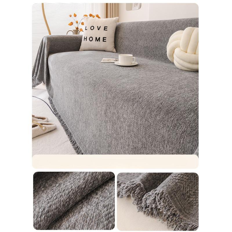 Полотенце для дивана, противоскользящее синельное Универсальное покрывало для дивана Four Seasons, Advanced Sense, полное покрытие, универсальный чехол, ткань для пододеяльника