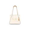 27 Сумка-тоут из кожи с принтом 'Carriage Print' Женские сумки-тоут Цвет: Off-White C4062-IMSQQ