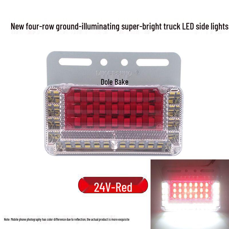 Сверхяркие 24В светодиодные габаритные огни и боковые габаритные огни для грузовиков