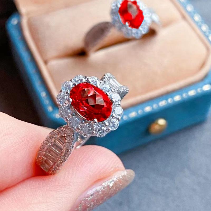 BELLA BOX Новый продукт, имитирующий небесно-голубой камень топа, наполнен платьем обручального кольца девушки