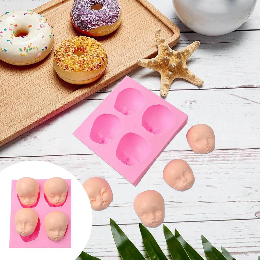 Милая кукла, человеческое тело, силикон, 4 полости, украшение для торта, помадка для конфет, шоколадное ремесло, тесто, цветочная паста, смола, гипс