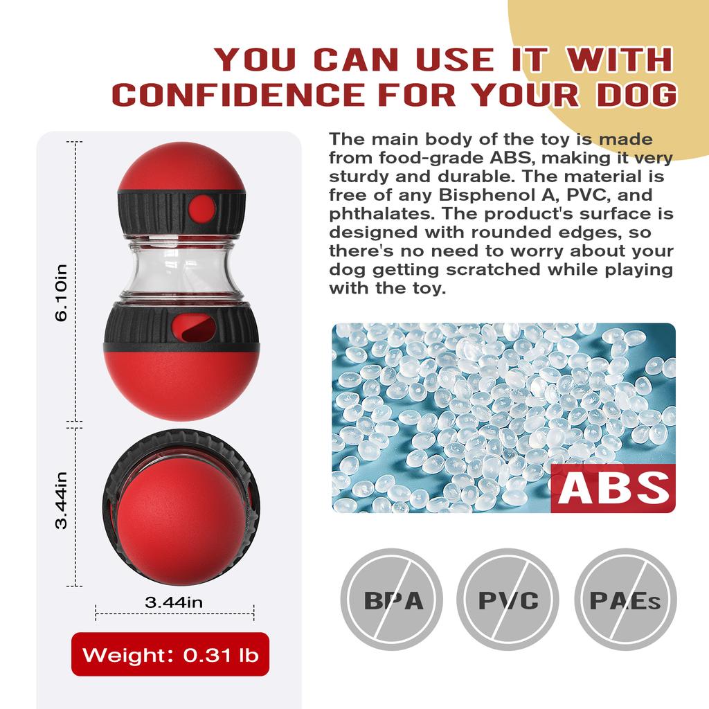 Улучшение интеллекта Игрушка для собак для маленьких, средних и больших собак, кошек Интерактивная медленная кормушка для щенков, мячик для игрушек, шнауцер, золотистый ретривер, кормушка для животных