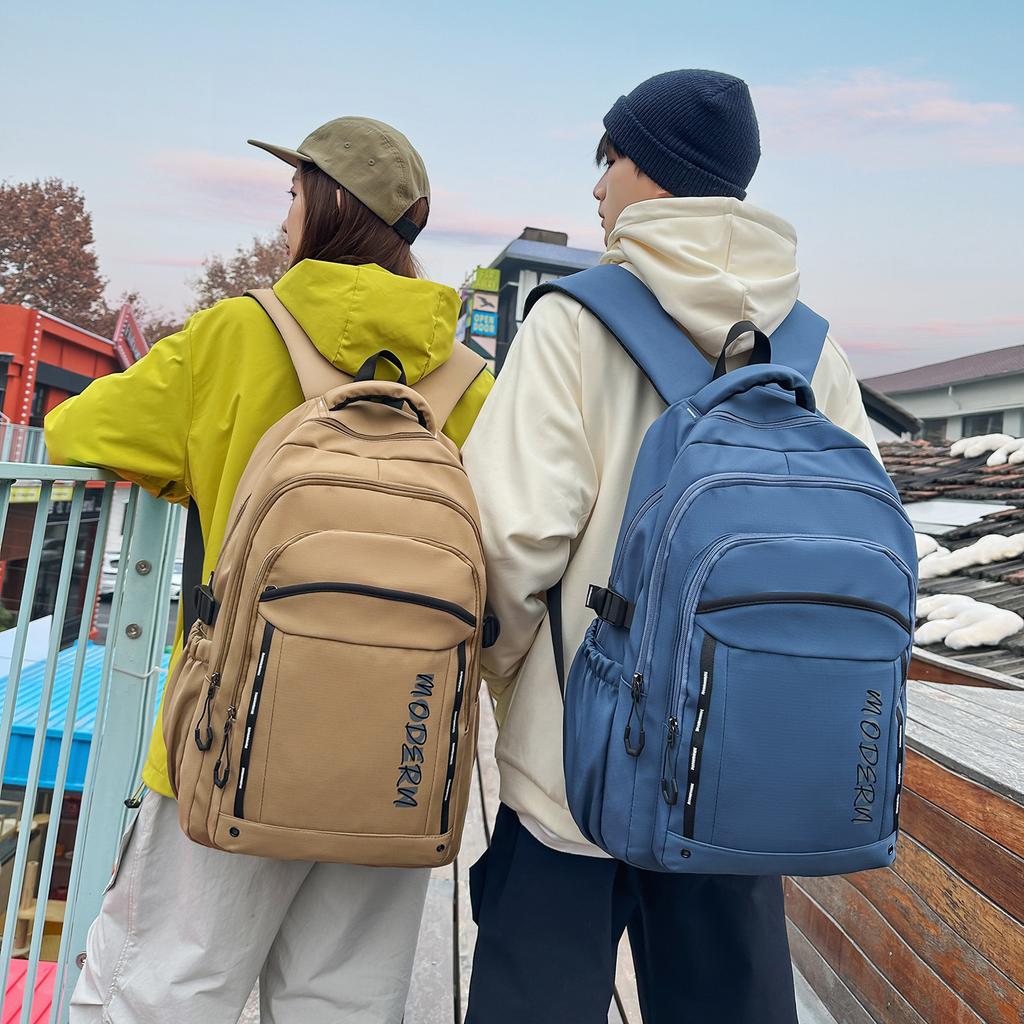 Schoolbag Korean junior high school schoolbag male 1011 new casual computer backpack high school college student lightweight large-capacity backpack