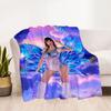 Love Music Festival Blanket Comfortable Great for Chair Couch Livingroom Four Seasons Universal Playful Design Perfect Gift for Relatives and Friends