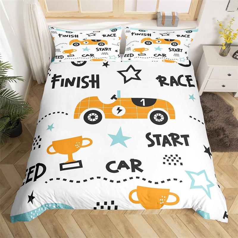 Cartoon Animal Duvet Cover Twin King Cute Cat Bedding Set Microfiber Paw Butterfly Floral Comforter Cover For Kids Girl Bedroom