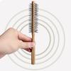 Straight Curly Hair Styling Comb High Temperature Resistant Anti-Static Hairdressing Tools Round Wooden Massage Comb