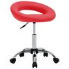 VidaXL Rolling Work Chair Office Seat Work Stool Beauty Salon Massage Salon Hairdressing Ergonomic 323665
