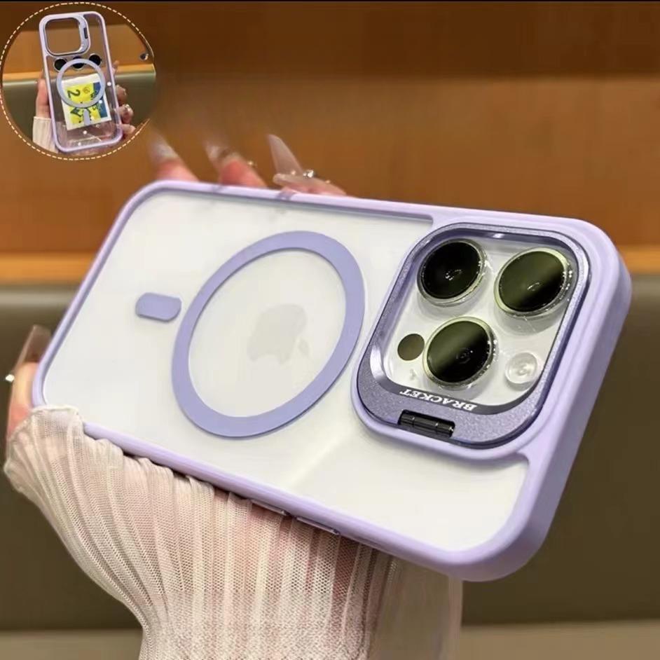 Подходит для чехла для мобильного телефона Apple 16 Магнитная присоска Кронштейн U1 с плёнкой для объектива Защитный чехол для iPhone14promax из ПК 15