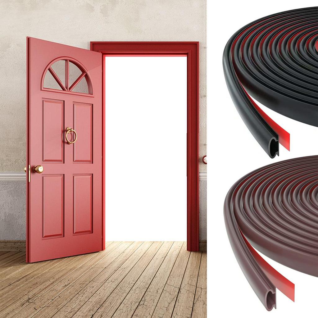 Flexible Quarter Round Molding Self Adhesive Rubber Trim Waterproof Seal for Wall Edge Corner & Staircase Cabinet Edge