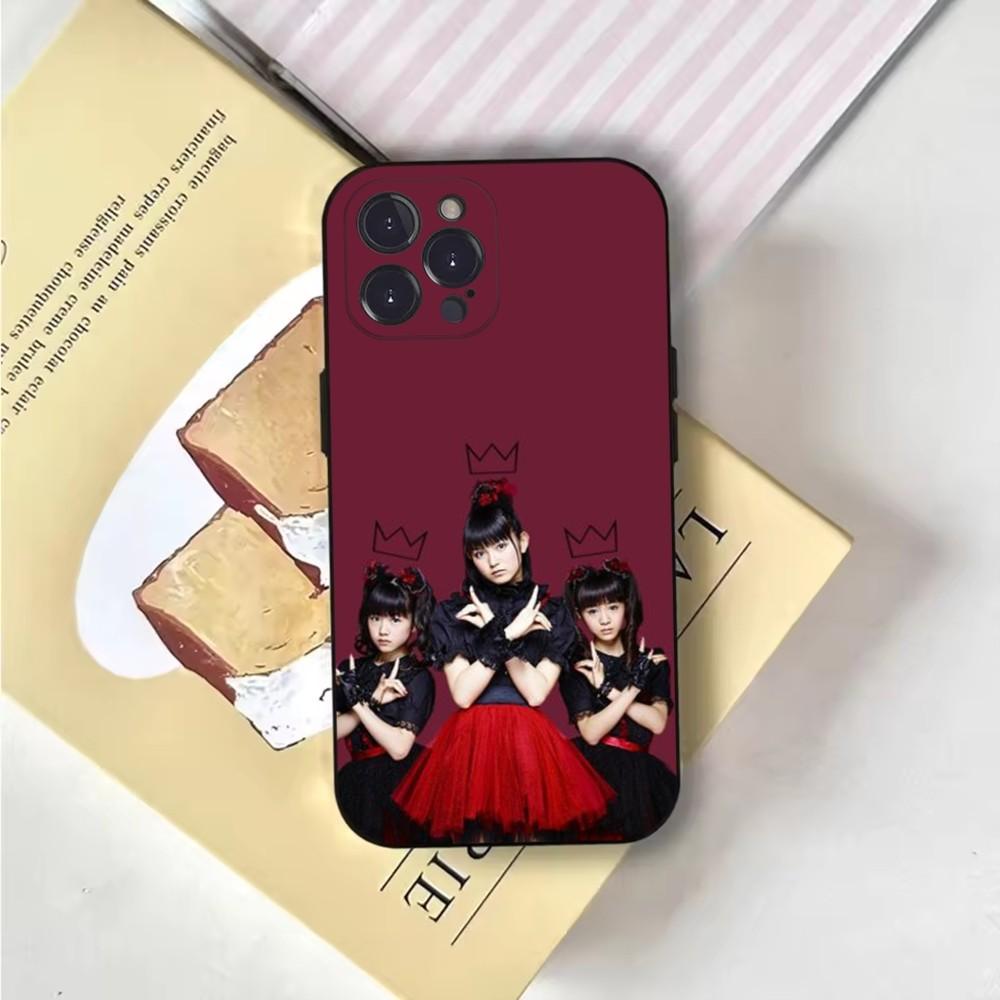 Чехол для телефона Babymetal Японский идол Чехол для телефона Для iPhone 16,15,14,13,12,11,Pro,X,XS,Max,XR,Plus,Mini Мягкий Черный Чехол